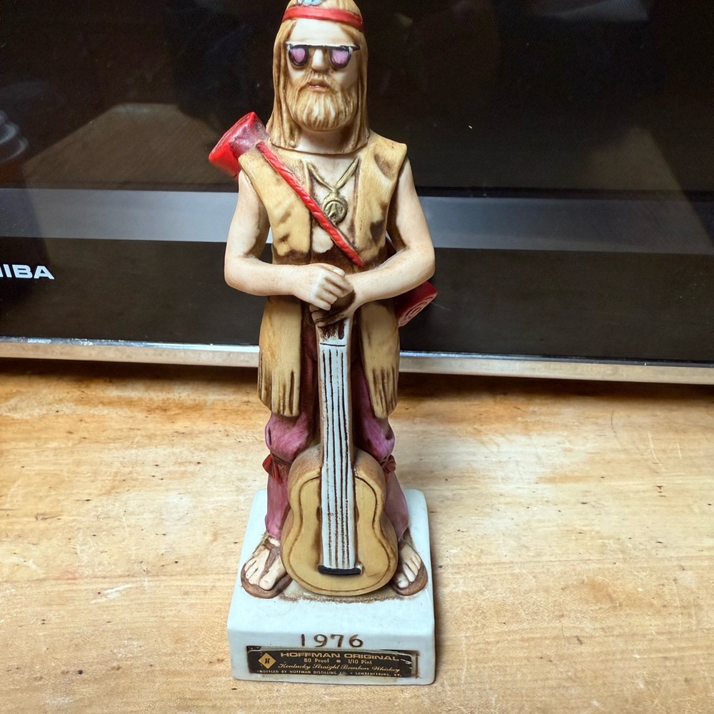 1976 Hoffman Distillery hippie decanter